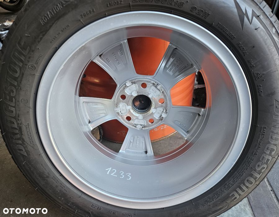4x Felgi alu oryginalne SKODA OE 6.5 x 16 5x112 ET46 Octavia [1233] - 3