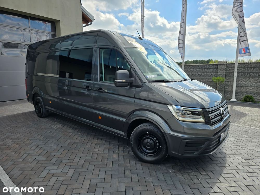 Volkswagen CRAFTER 4 MOTION AUTOMAT-8 Bie Długi 7-OSOBOWY BOGATA OPCJA WYPOSAŻENIA NAVI KAMERA COFANIA FUL LED LAKIER METALIZOWANY SALON PL STAN NOWY - 5