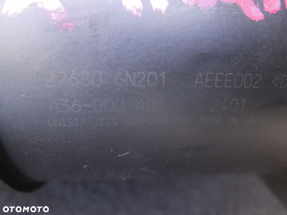 PRZEPŁYWOMIERZ POWIETRZA NISSAN X-TRAIL I T30 2.0 22680-6N201 + WTYCZKA INSTALACJA - 3