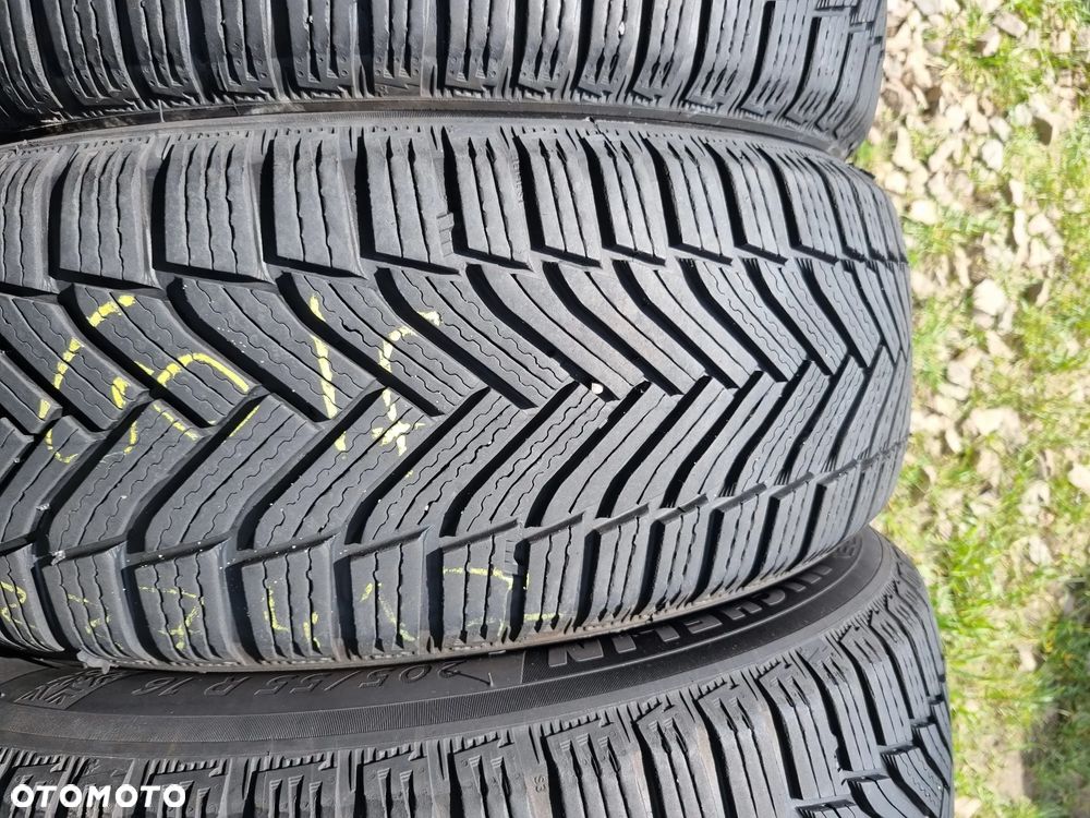 Opony MICHELIN ALPIN 6 205/55R16 91H 2021r,4x7mm bdb stan - 4