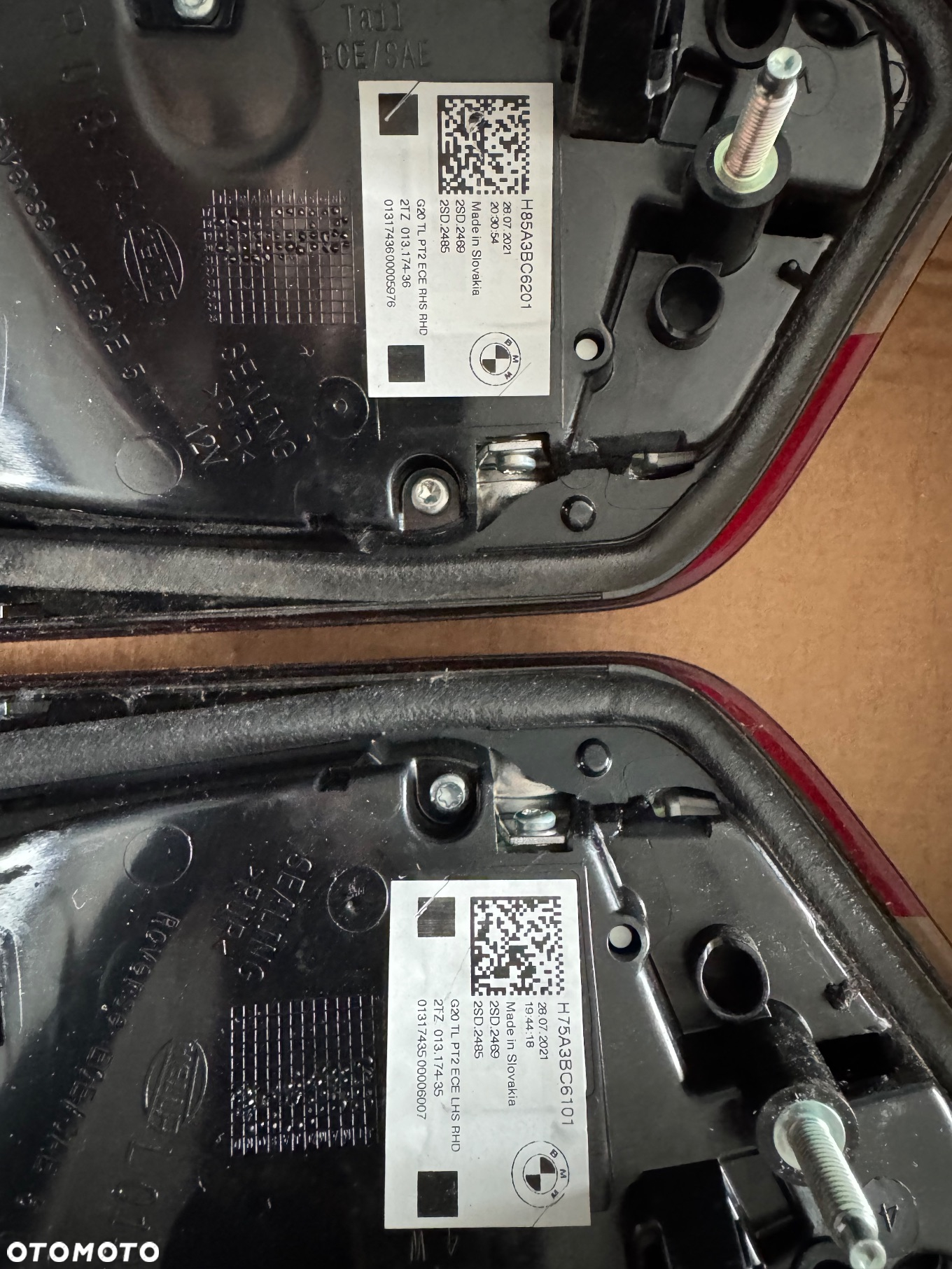 Bmw g20 lampa tył w klapę - 3
