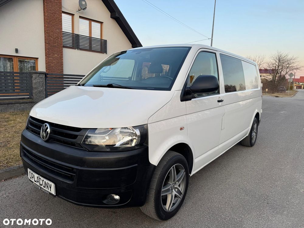 Volkswagen TRANSPORTER T5 L2H1 LIFT DŁUGI Klima Navi Dubel Kabina 6os Brygadówka Hak - 9