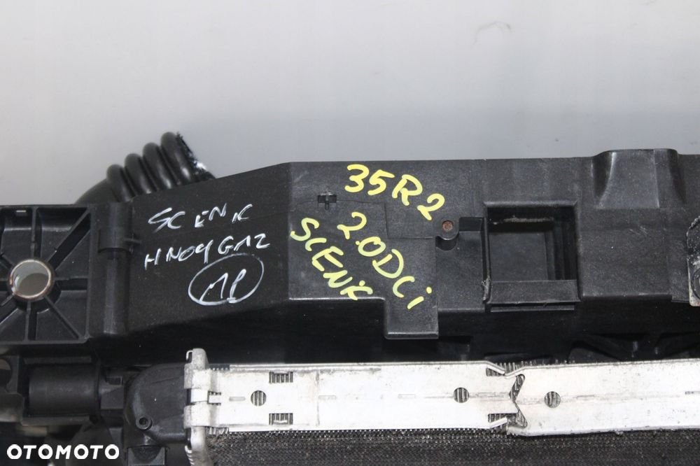 RENAULT SCENIC III 09R- 2.0 DCI PAS PRZEDNI CHŁODNICE KOMPLET - 8