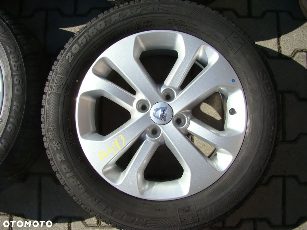 a493 4x100 6Jx16 Dacia Sandero Stepway Jogger opony zima 205/60 - 5