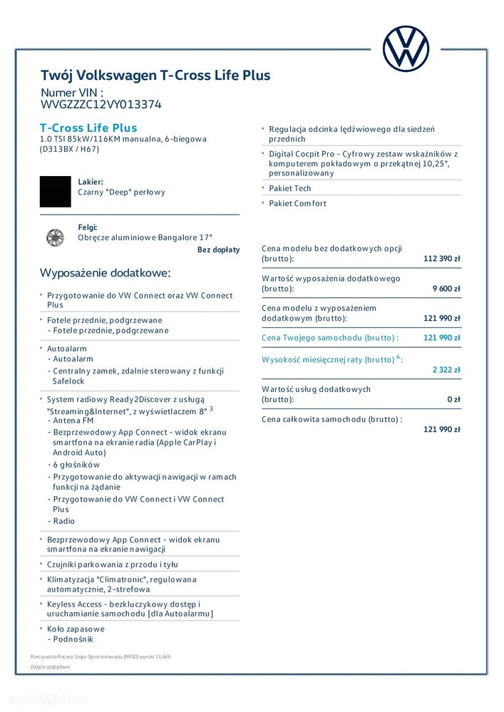 Volkswagen T-Cross 1.0 TSI Life Plus - 16