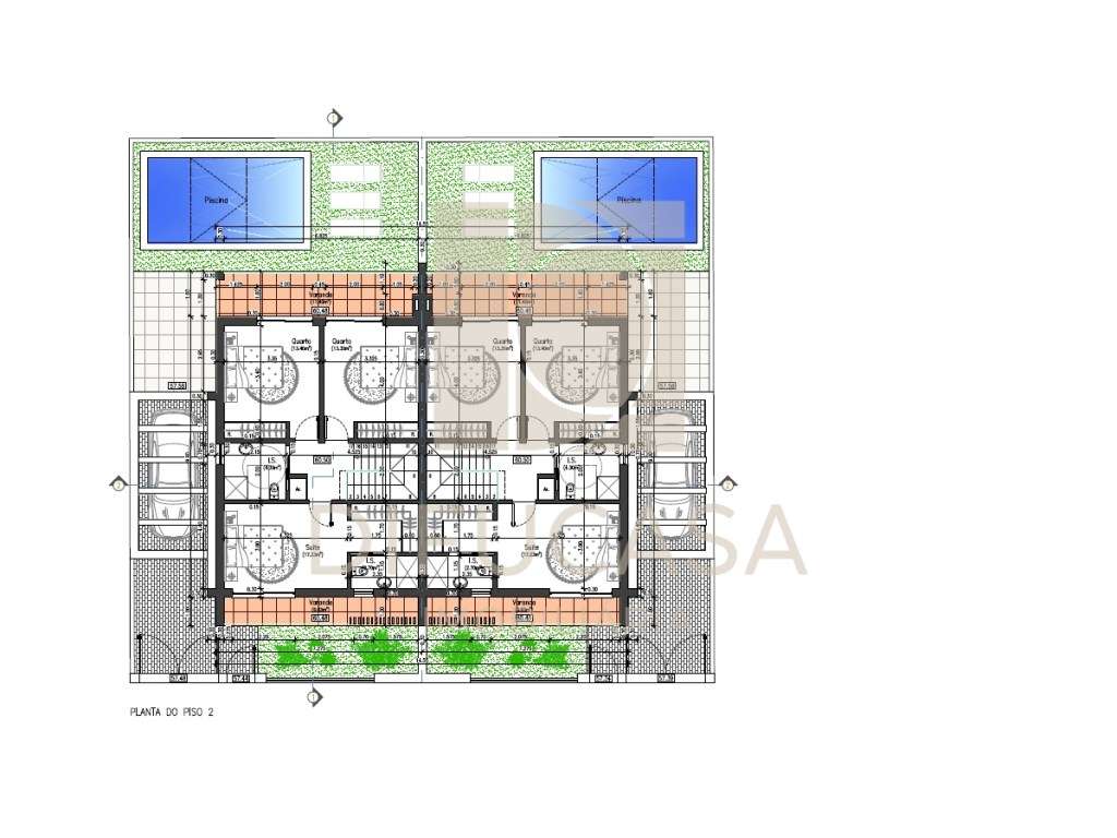 R356 Moradia GEMINADA T4 com PISCINA - Grande imagem: 2/3