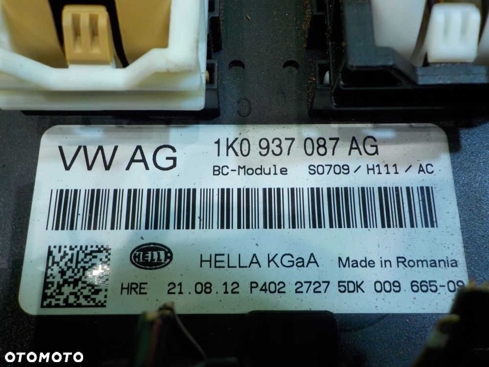 SKODA SUPERB II 2.0 TDI AUT 13r HB 5D modul komfortu 1K0937087AG - 12