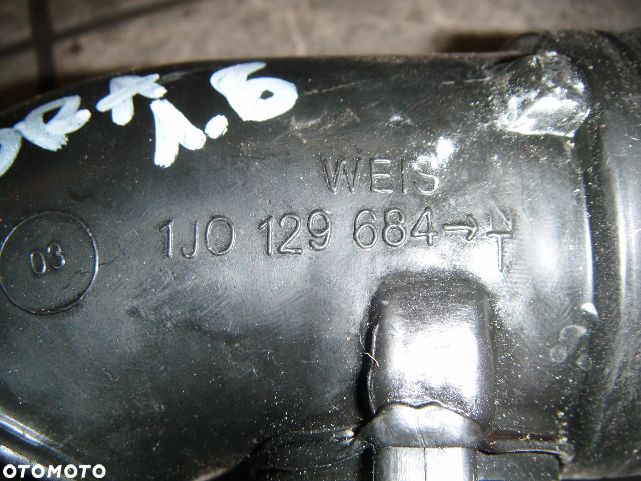 vw bora 1.6 b przewód powietrza 1j0129684 - 2
