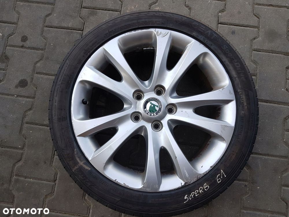 SKODA SUPERB 2 II 3T 08-15r OCTAVIA II FELGA ALUMINIOWA 17 5X112 3T0601025D