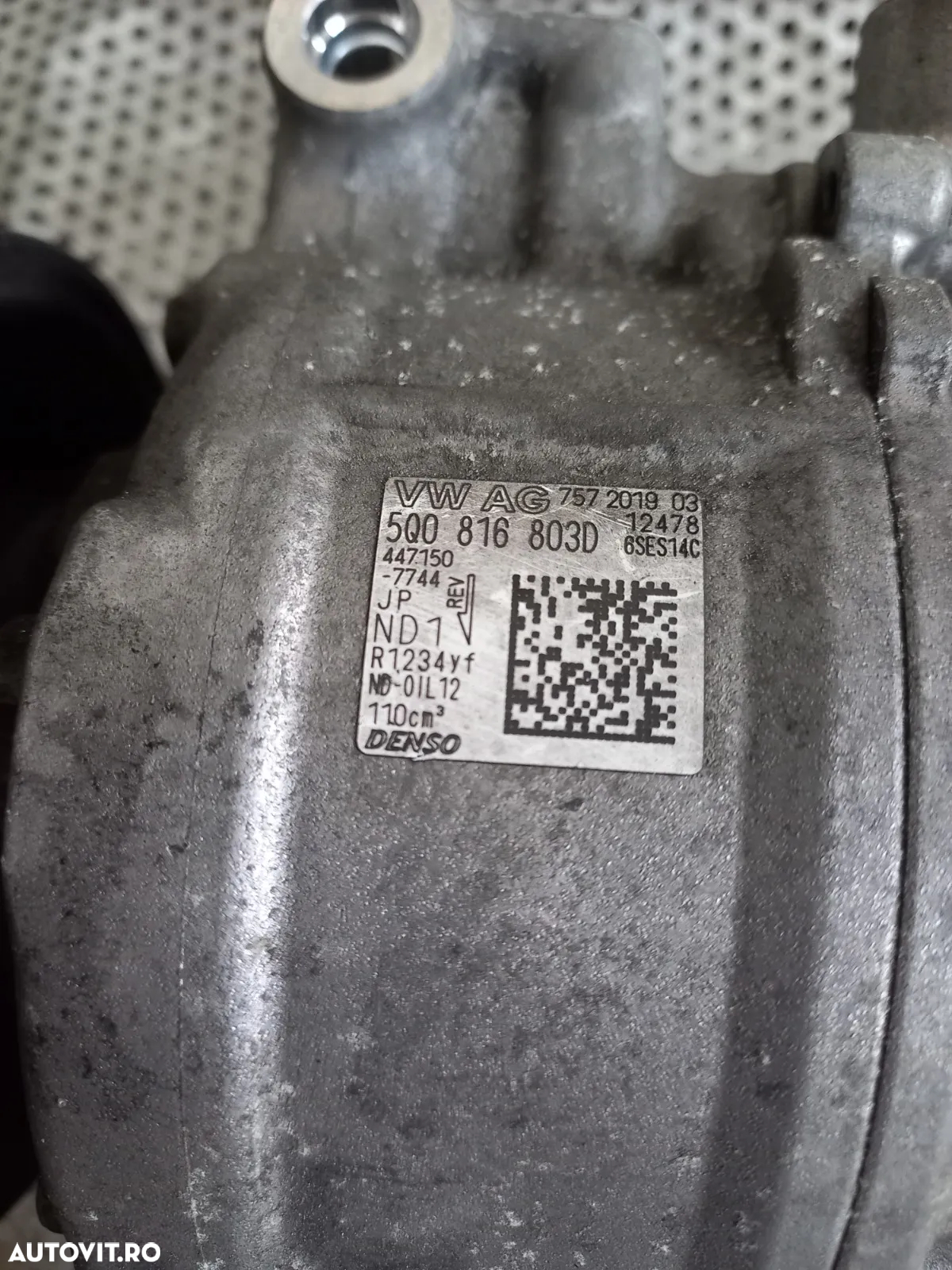 Compresor Clima Vw Seat Skoda Audi 1.0 TSI TFSI Cod 5QD T-Roc Fabia Ibiza Audi A1 Q2 Arona Golf 7 O - 10