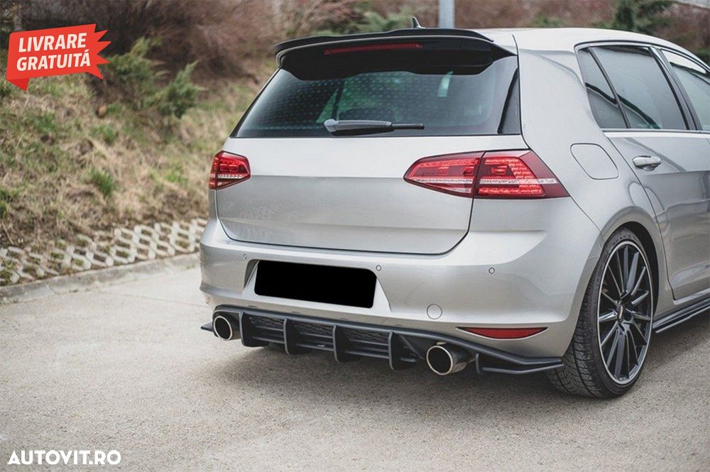 Extensie Difuzor Bara Spate VW Golf 7 VII GTI (2013-2016)- livrare gratuita - 12