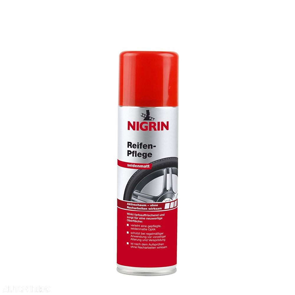 Spray spuma pentru curatat si lustruit anvelope Nigrin 500ml - 1