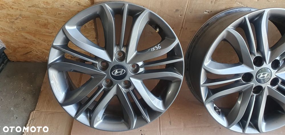 Alufelgi felgi aluminiowe alusy 5x114.3 R17 6,5J ET51 R17 Hyundai ix35 52910-2Y600 - 2