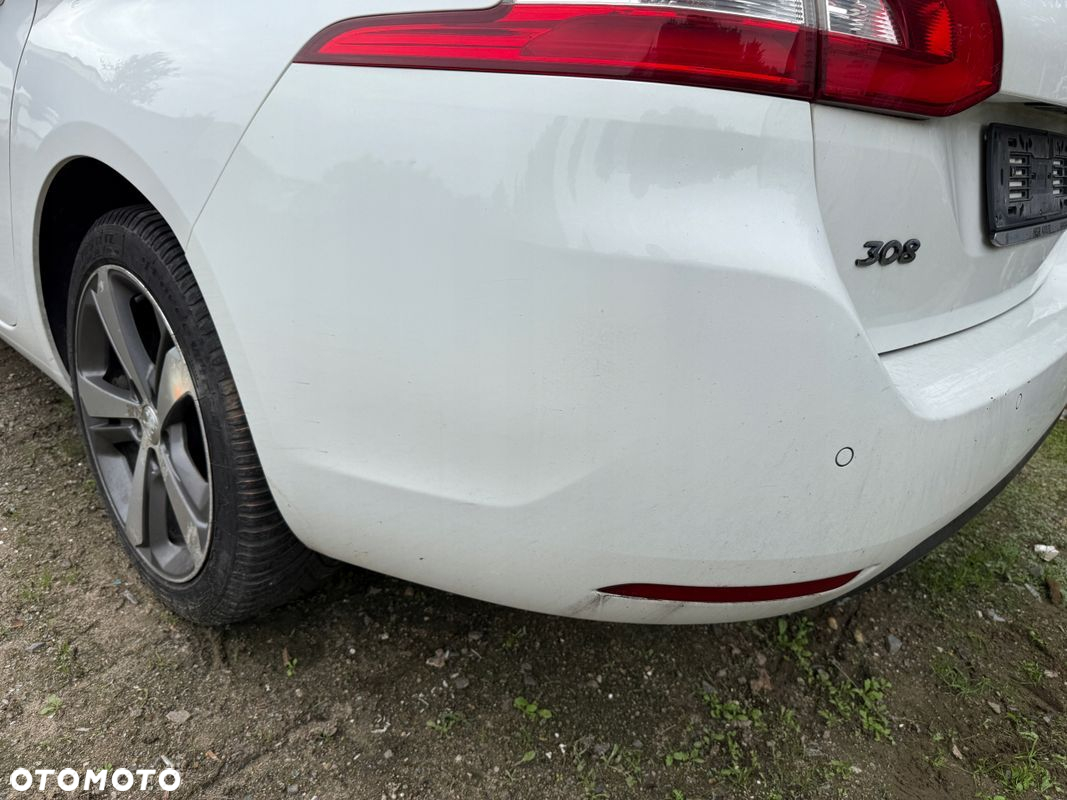 PEUGEOT 308 II SW KOMBI 2016R ZDERZAK TYŁ TYLNY KOMPLETNY EWPB - 2