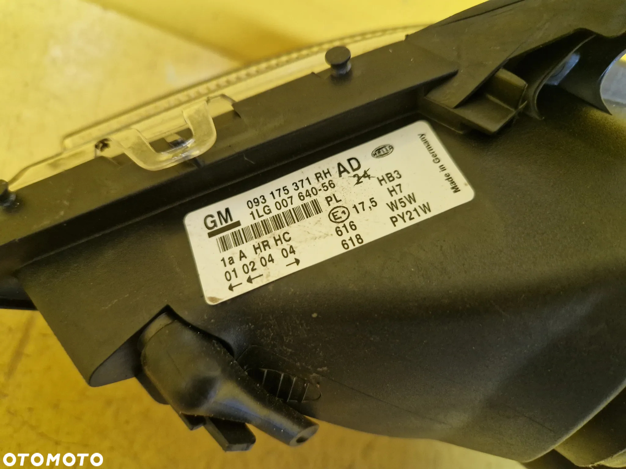 OPEL ASTRA G LAMPA PRZOD PRAWA 093175371RH - 6