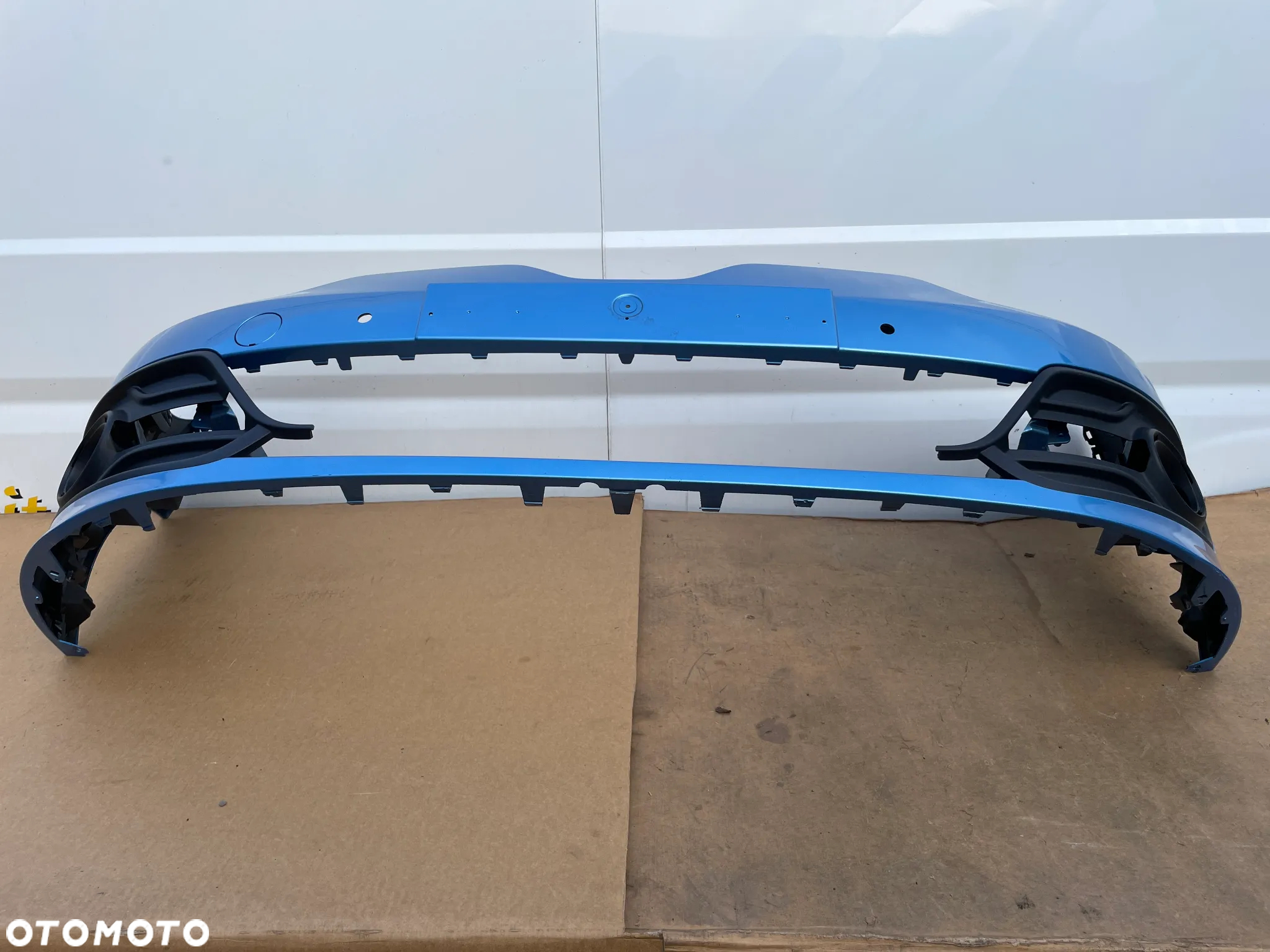 RENAULT MEGANE III LIFT ORYGINALNY ZDERZAK PRZEDNI PDC KRATKA 620220055R NIEBIESKI - 10