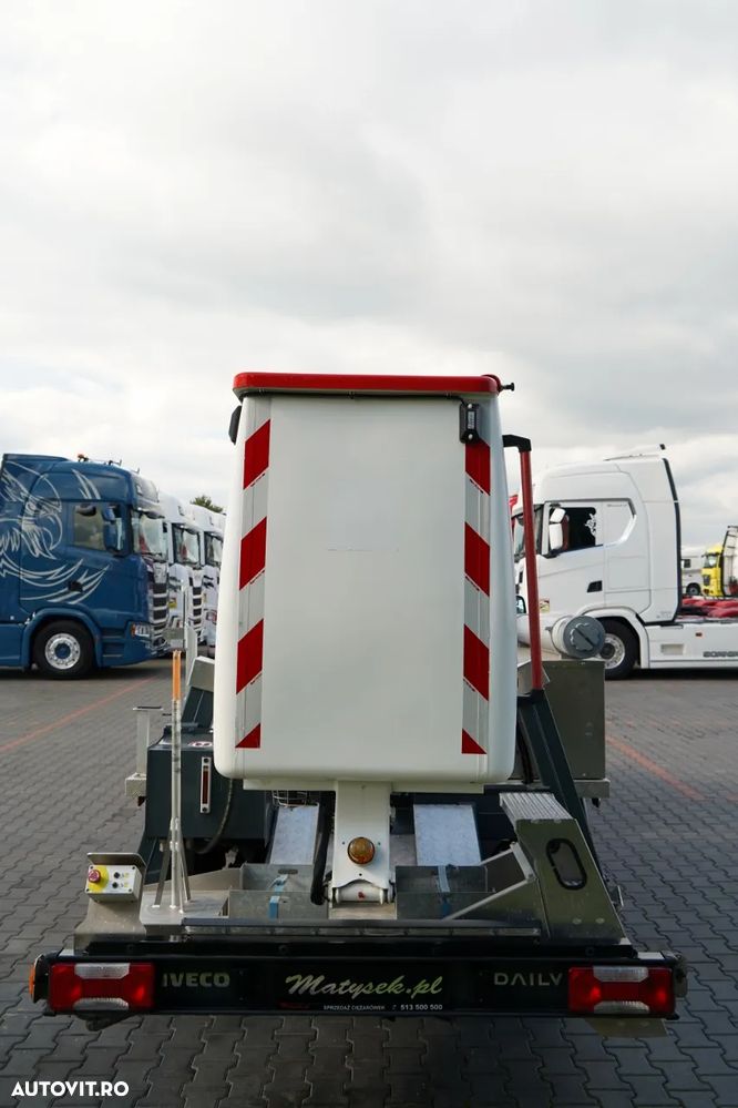 Iveco DAILY 35-140 / Platformă de lucru aeriană / FRANCE ELEVATEUR 141 TLE / 4 STABILIZATOARE / MANUALĂ / 2020 - 9