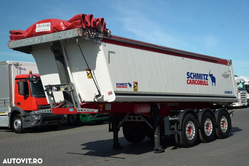 Schmitz Cargobull BASCULATOR SCHMITZ / 27 m3 / ALUMINIU / PUNCT DE RIDICARE / 5.300 KG / JANTE DIN ALIAJ - 1