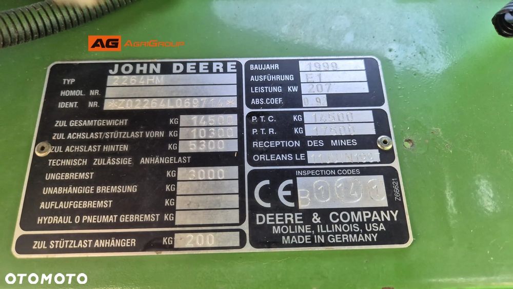 John Deere 2264 Hillmaster 1999R - 20