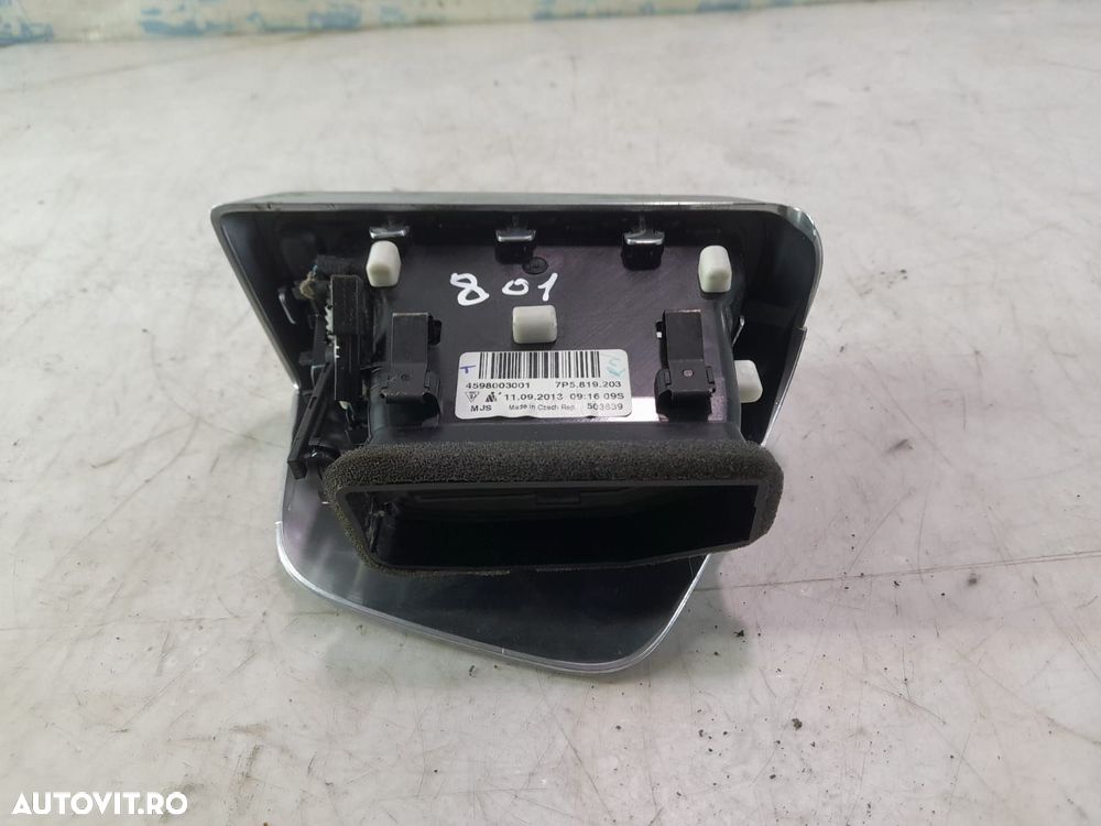 Grila ventilatie bord 7P5819203 Porsche Cayenne 958 [2010 - 2014] 3.0 - 2