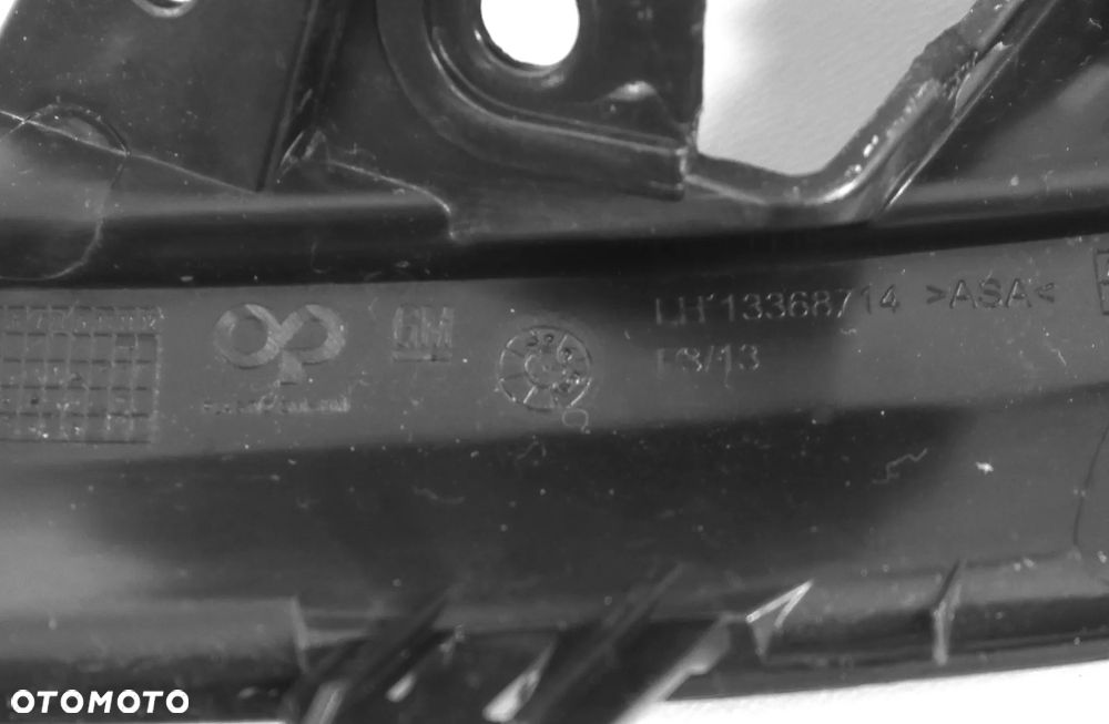 OPEL ASTRA 4 J IV Lift 2012 - zaślepka kratka w zderzak przód ORYGINAŁ OE - 3