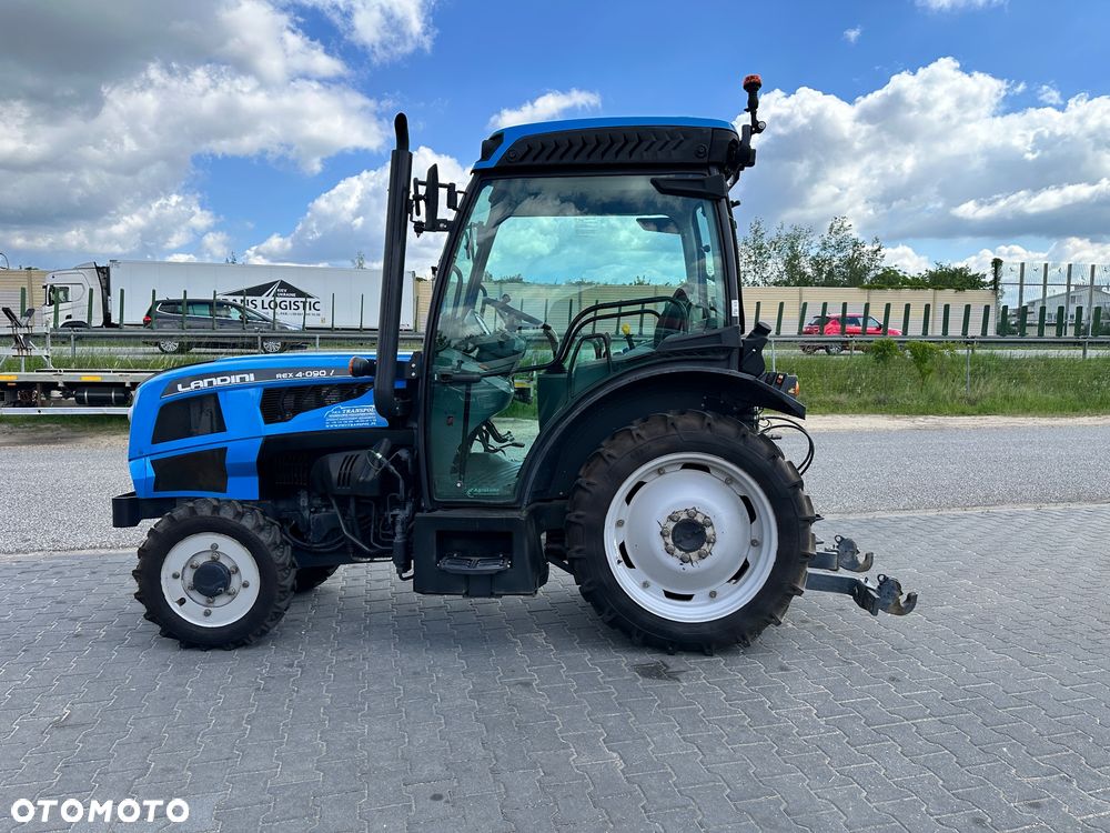 Landini REX 4 90V Wąski:1m 4x4 Pełzaki Półbiegi Rewers 680h Sadowniczy Jak NOWY - 4