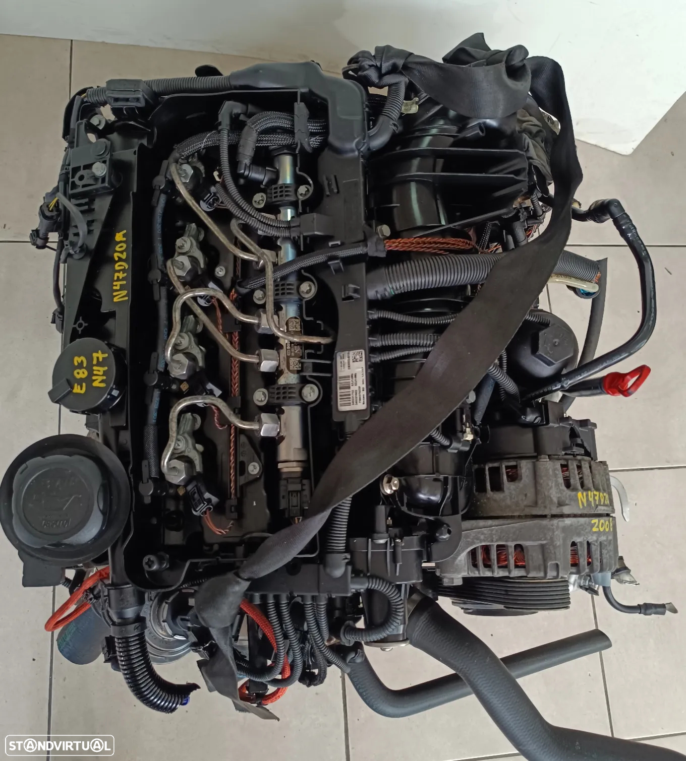 Motor Bmw X3 2.0D 177cv n47D20A E83 caixa velocidades xdrive 4x4 - 2