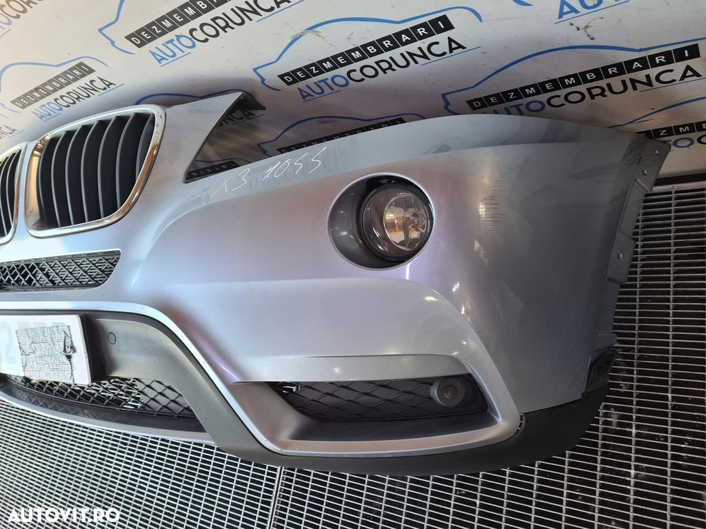 Bara fata BMW X3 F25 2010 - 2014 GRI (1044) model fara spalatoare far ZGÂRIATA - 3