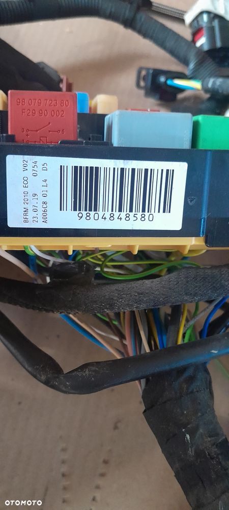 PEUGEOT 208 I 2019 ROK WIĄZKA INSTALACJA KOMORY SILNIKA - 4