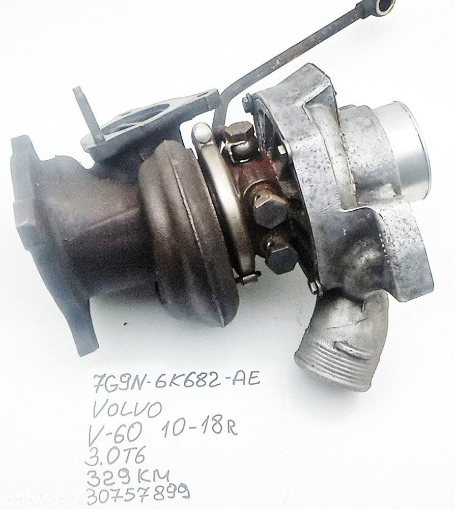 TURBINA 3.0 T6 3.0 TURBO 279KM 285KM 304KM 329KM VOLVO V60 7G9N6K682AE 30757899 - 3