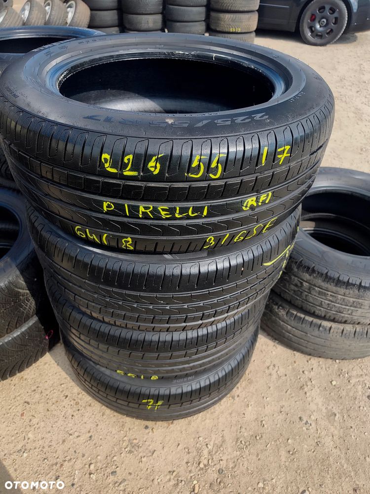 225/55R17 97Y Opony Letnie Lato PIRELLI CINTURATO P7 RF RFT RSC MOE * 6,5-5,5mm Legnica ALU-RAD 225/55 - 7