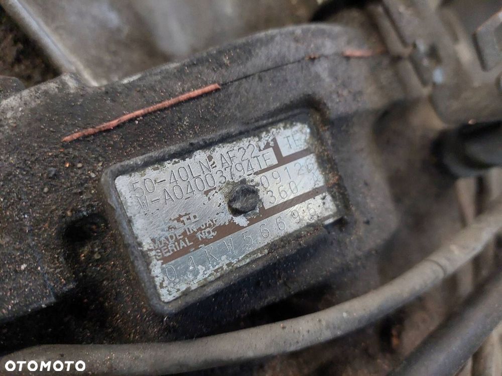 SKRZYNIA BIEGÓW AUTOMATYCZNA USZKODZONA ZAFIRA A 2.0 DTI 50-40LN 09126360 - 7