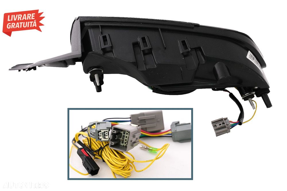 Stopuri Full LED Ford Mustang VI S550 (2015-2019) Fumuriu cu Semnal Dinamic Secven- livrare gratuita - 14