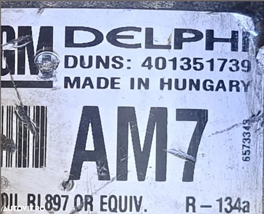 Compresor ac clima Opel Astra H Astra J 1.6 benzina 1.7 cdti 2004-2014 Zafira B 1.7 cdti Zafira C 1.6 2015 Meriva B 1.7 cdti 2010-2014 cod: 401351739 - 4