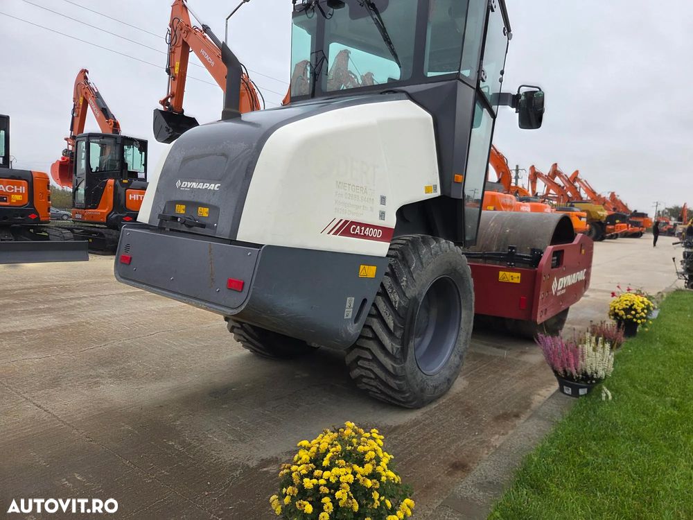 Dynapac CA1400, 7,7 tone, 2022, 317h, latime tambur 1,7m, cabina inchisa cu Aer conditionat, motor KUBOTA 75CP, lungime 4,5m, inaltime 2,7m, Certificat CE, produs in SUEDIA, posibilitate leasing 4 ani-PROMOTIE 53.900 Eur+Tva - 15