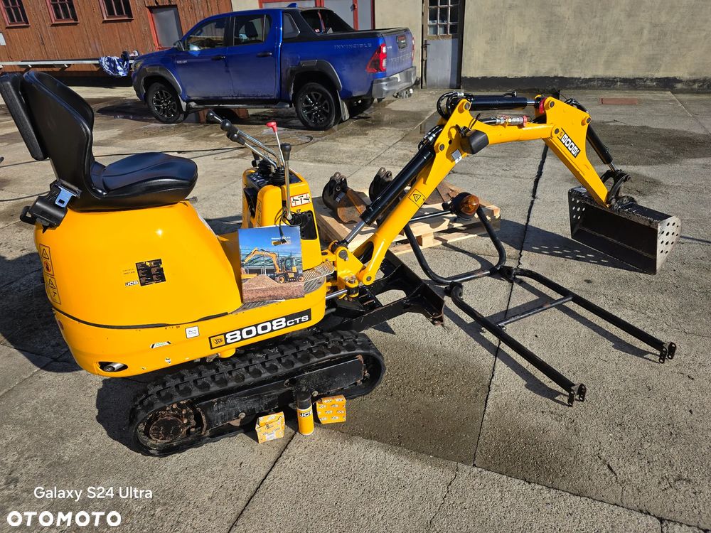 JCB Jcb 8008 cts 2018 rok tylko 207 moto godzin jak NOWA 4 Łyżki ideał dostawa - 5