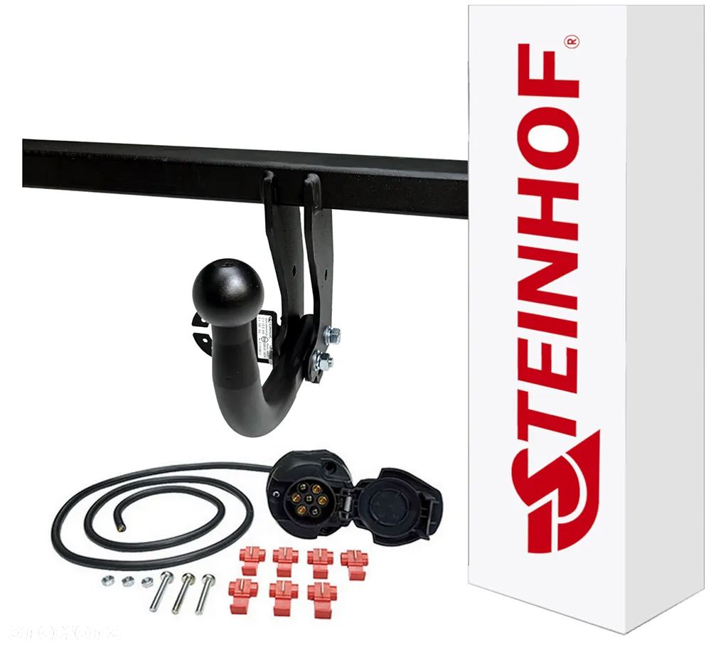 HAK HOLOWNICZY Z KULA ODKRĘCANĄ NA WIE ŚRUBY+WIĄZKA7PIN HYUNDAI i10 I 1 2008do13 - 12