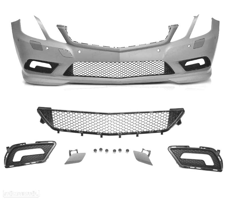 PARA-CHOQUES FRONTAL MERCEDES CLASE E C207 COUPE A207 CABRIO 09-13 LOOK AMG PDC - 2
