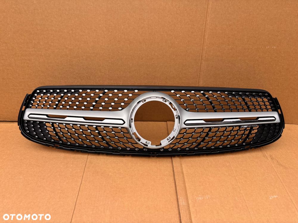 Mercedes Glc W253 Lift Amg Oryginalny Grill Zderzaka Przedniego Diamont Night Czarny Srebrny Oryginalny A2538886600 A2538809504 Jak Nowy Diamond A2058175101 - 20