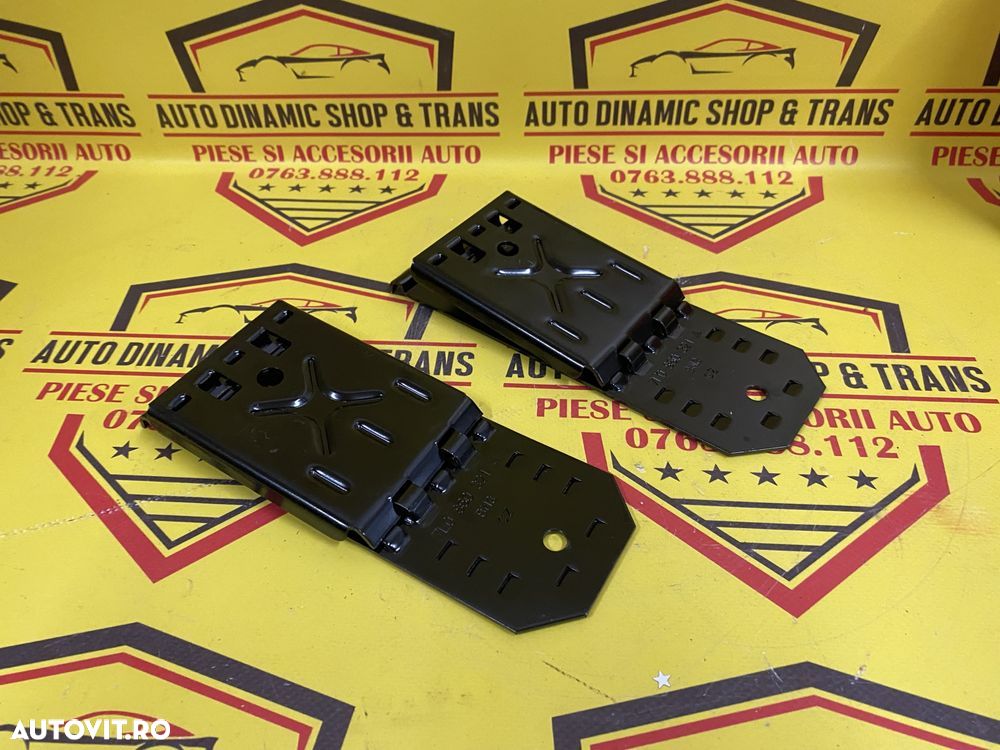 Set 2 cala metalice opritor piedica roata pliabil oem Vw 7L0860321A - 4
