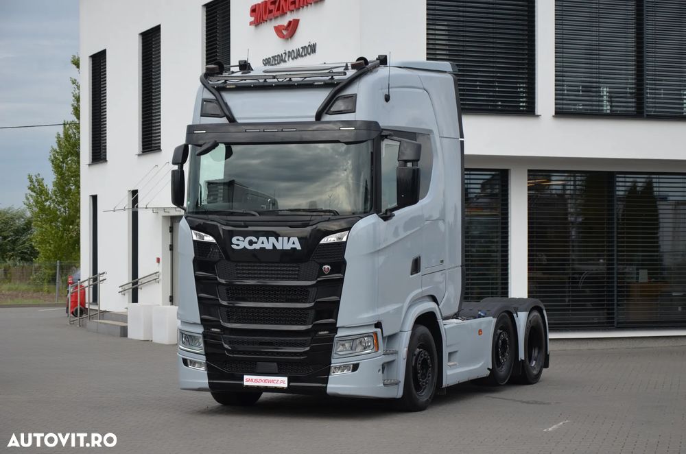 Scania S 500 / 6x2/4 PUSHER / SKÓRA / FULL LED / FULL AIR / PRZESUWANE SIODŁO / ACC / NAVI / KAMERA / ALUSY / DE 8558 - 1