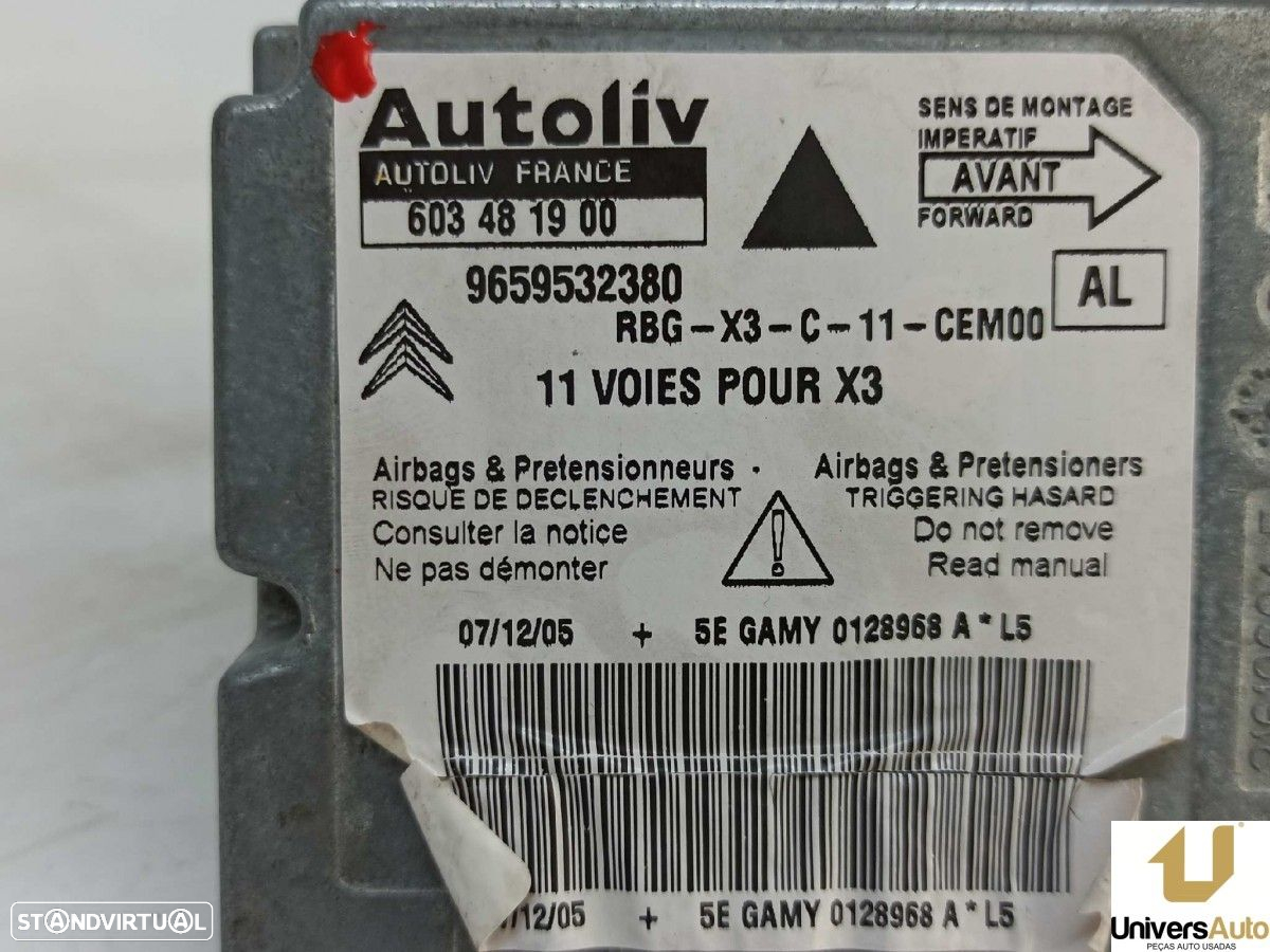 CENTRALINA DE AIRBAG CITROEN C5 BERLINA LX (E) - 4