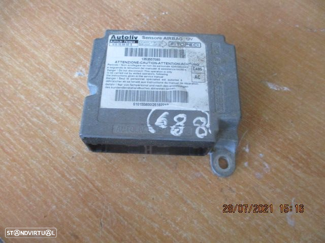 Modulo Airbag 1353557080 CITROEN NEMO 2009 FIAT FIORINO 2009 1.3 MULTIJET 16V 75 CV 4P BRANCO PEUGEOT BIPPER (AA) 2008 1.4HDI 68CV 3P BRANCO - 4