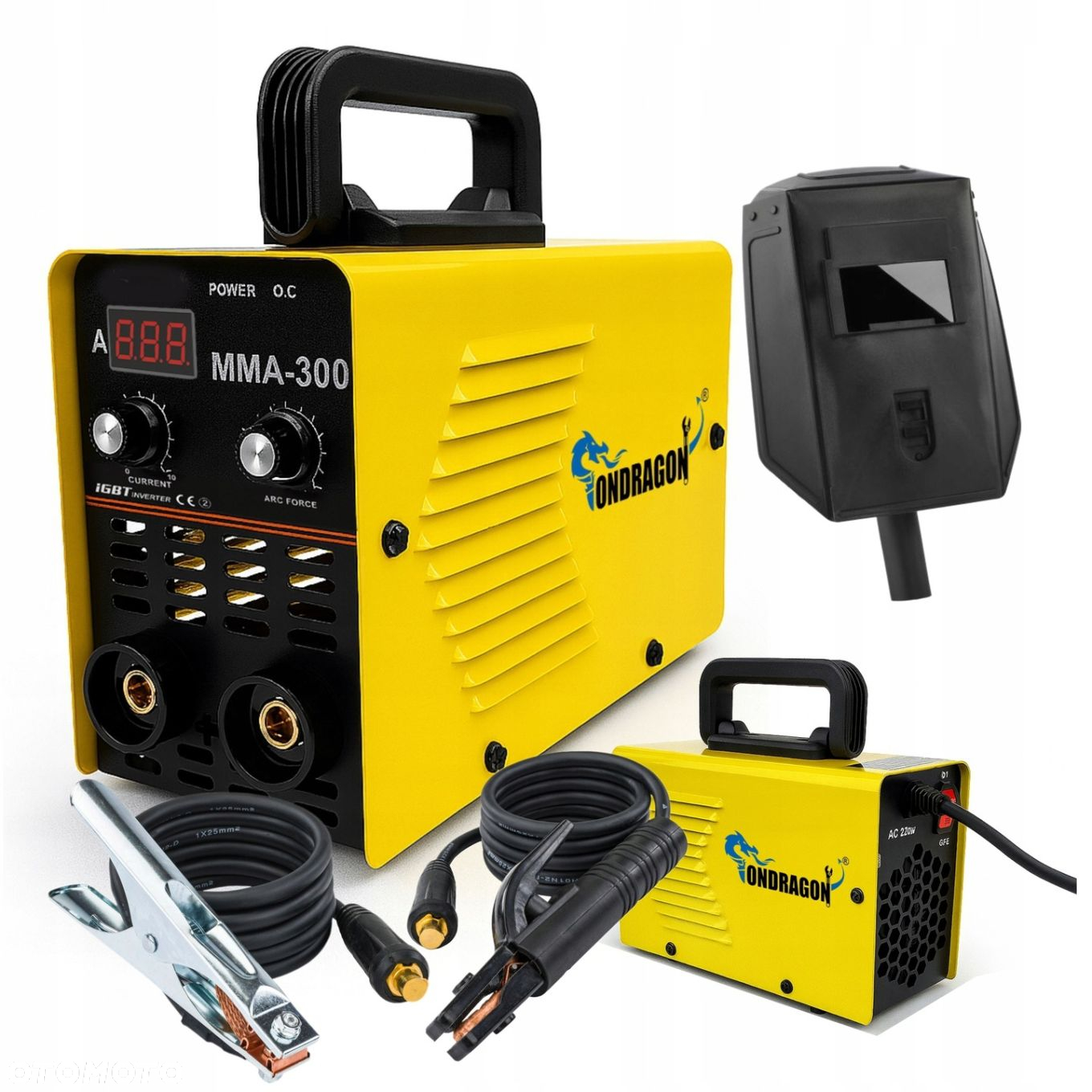 SPAWARKA INWERTOROWA INWERTEROWA LCD MMA 300A IGBT HOT START ANTI STICK VRD - 14