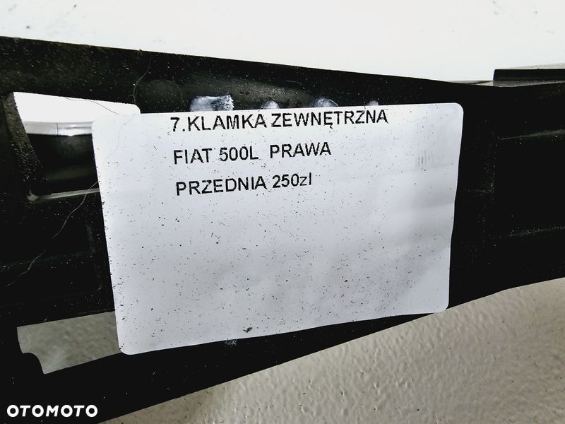 fiat 500l 500 l klamka drzwi zewnętrzna prawy przód chrom prawa przednia - 4