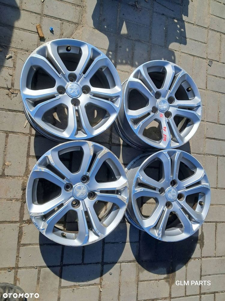 peugeot 208 felgi aluminiowe 16" 9673773677 et23 6" 4x108 - 1