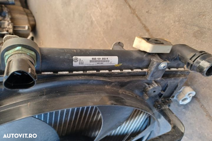 Radiator apa racire motor SET 6Q0121253R Skoda Fabia 5J  [din 2007 pa - 4