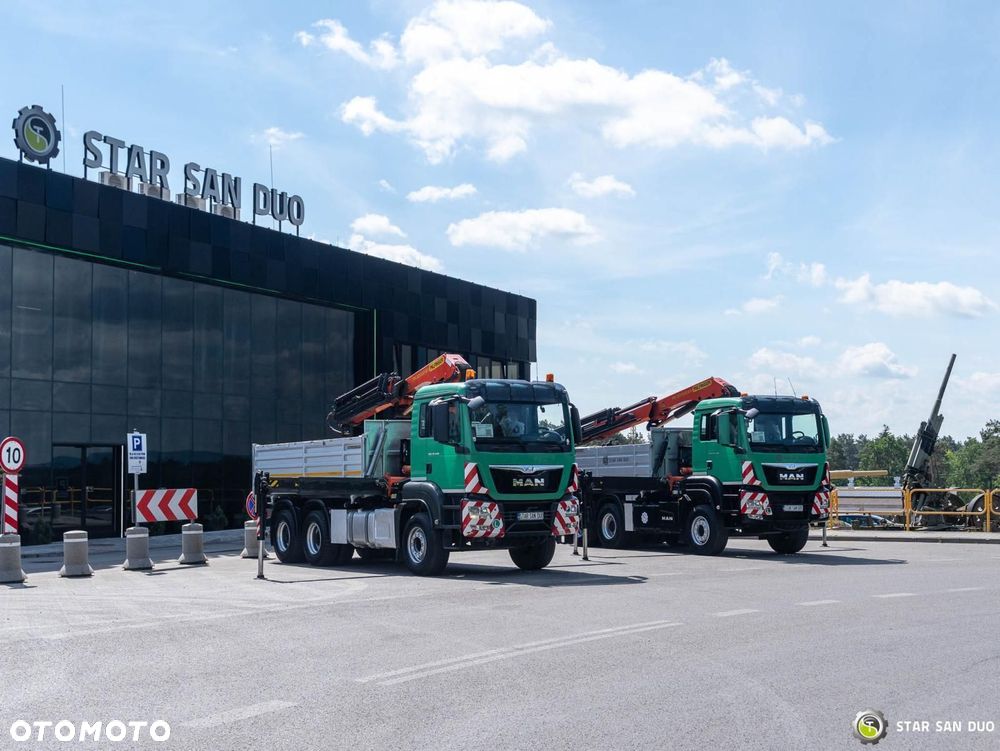MAN TGS 33.480 6x4 PALFINGER PK 22002 HDS Żuraw Wywrotka Łyżka - 6