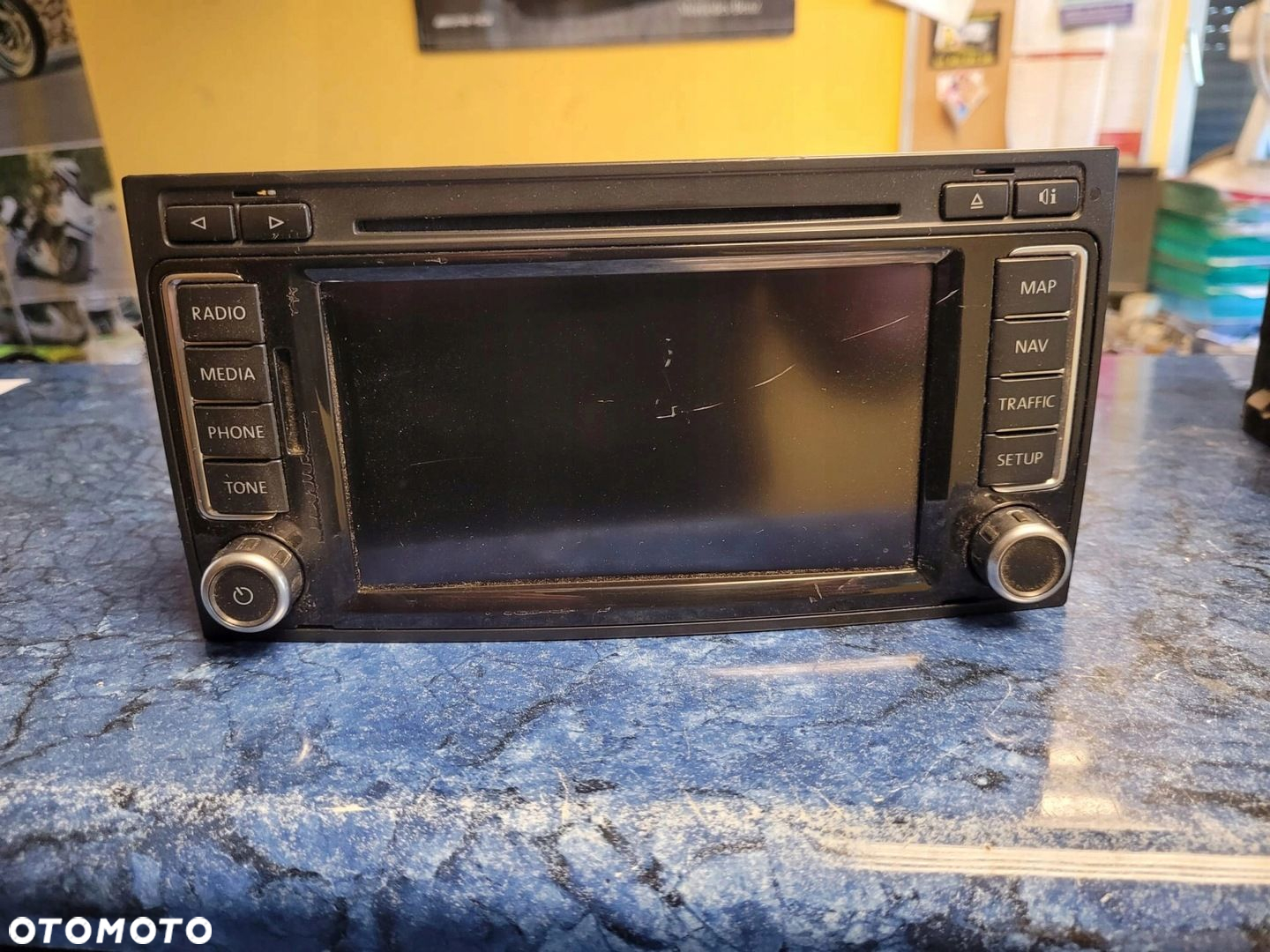 VW TOUAREG I T5 RADIO NAWIGACJA 7L6035680 - 6