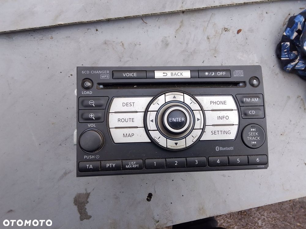 radio nissan qasqai i j10 28185-jg44a - 1